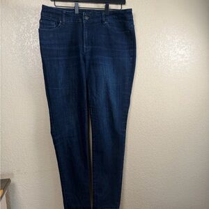 Chico's Dark Indigo Straight Leg Jeans